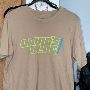 David’s vlog tshirt
